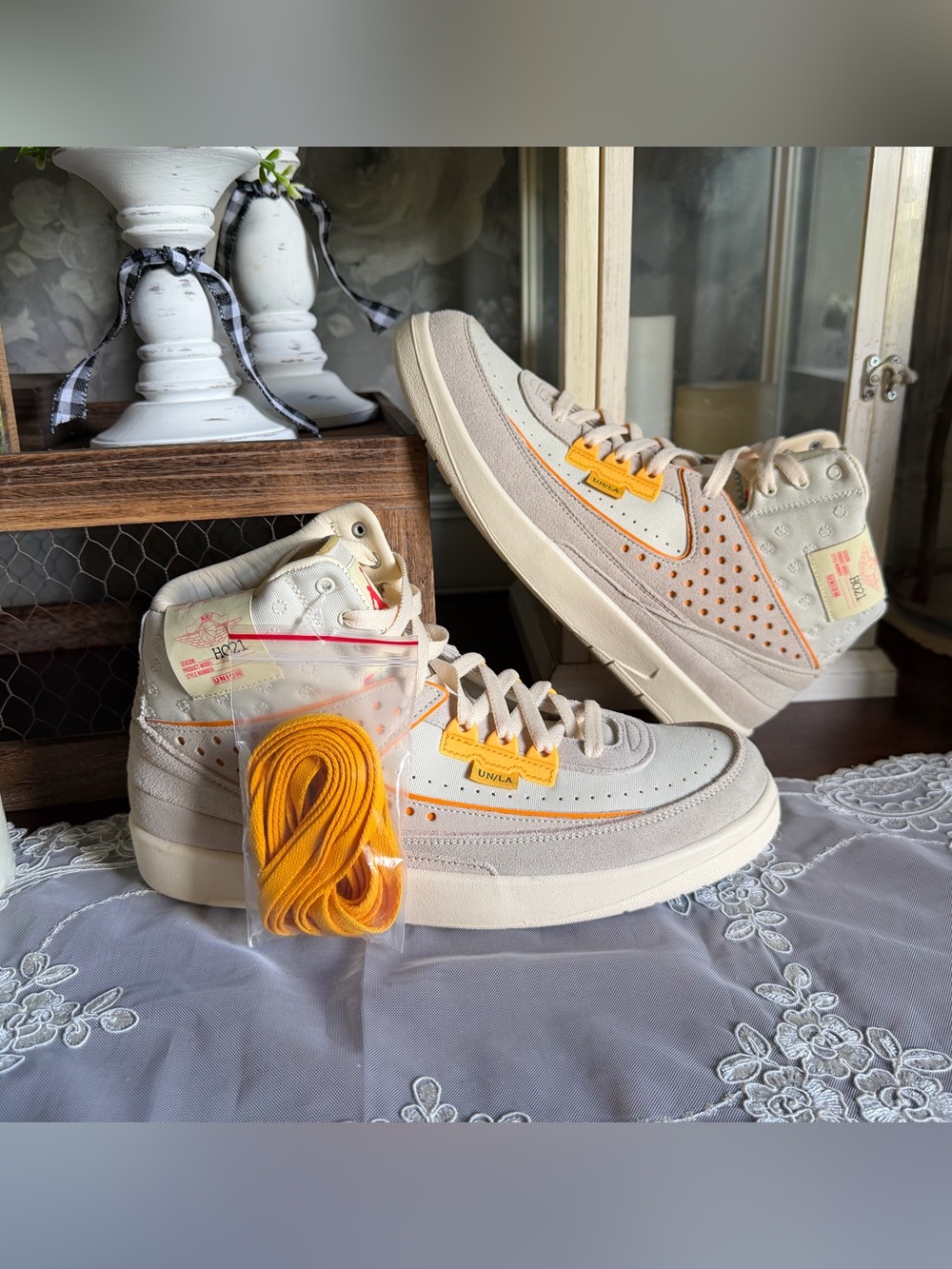 NWT Nike Men’s Union LA x Air Jordan 2 Retro SP Rattan High-Top Sneakers Sz 10.5